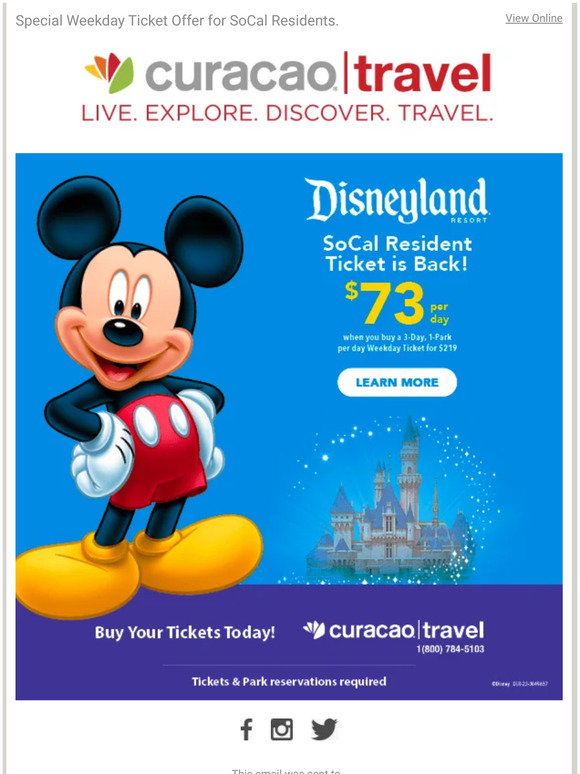The Disneyland® Resort SoCal Resident Ticket is Back