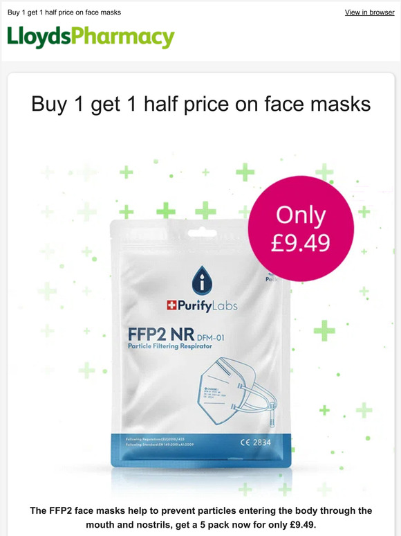 lloyds pharmacy ffp2 masks