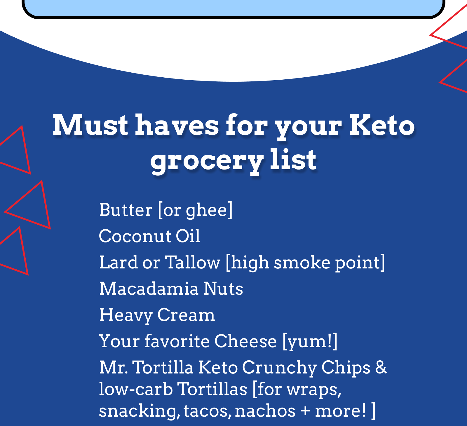 Mr. Tortilla A🔥Keto shopping list! Milled