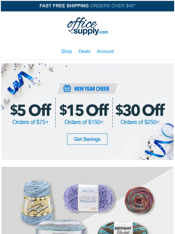 Take $5, $15 or $30 off your order T-O-D-A-Y!!