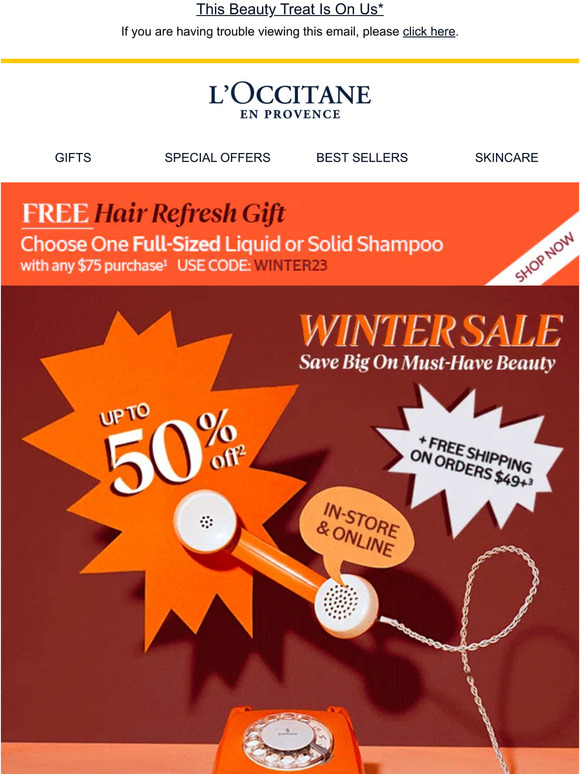 L'Occitane US Email Newsletters Shop Sales, Discounts, and Coupon Codes