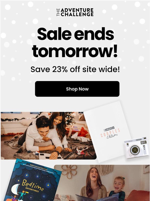 23% off for 2023 ends tomorrow!