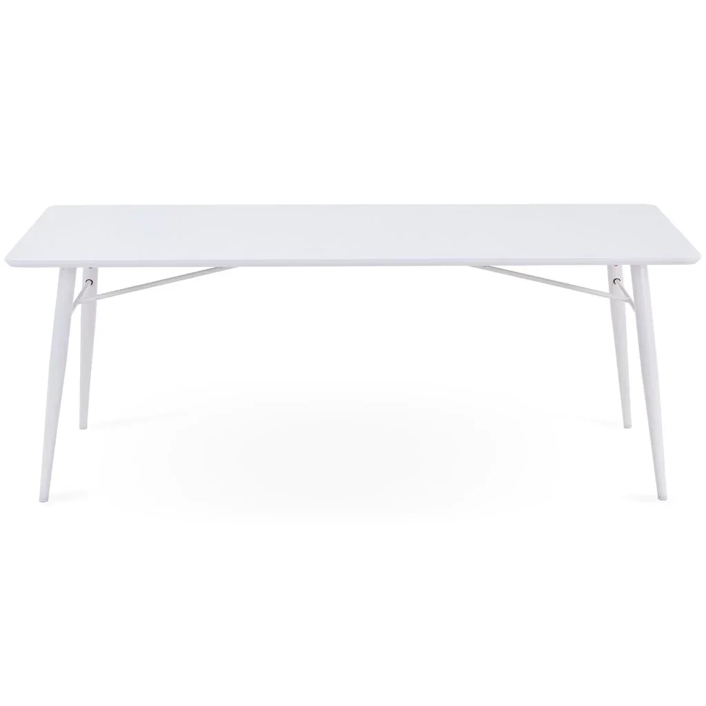 Image of Saga - Hvidt spisebord 200 cm