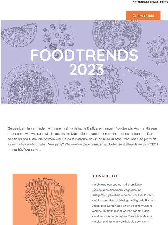 Das sind die Foodtrends des Jahres 2023 🍜