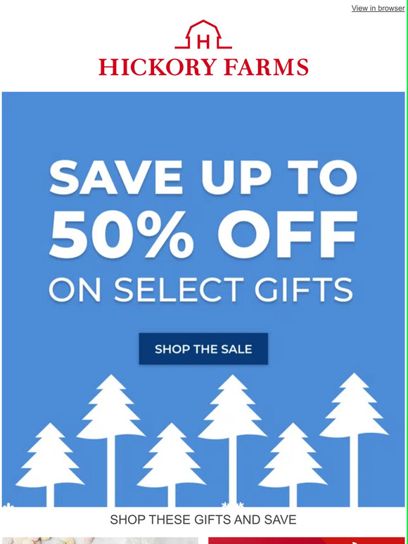 Hickory Farms Winner, winner, gift giver! Milled