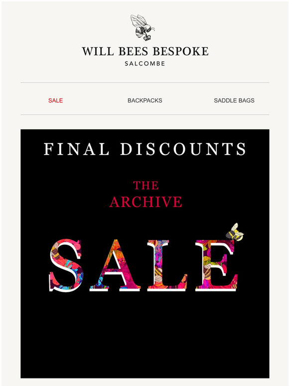 SALE 📣 Further Reductions