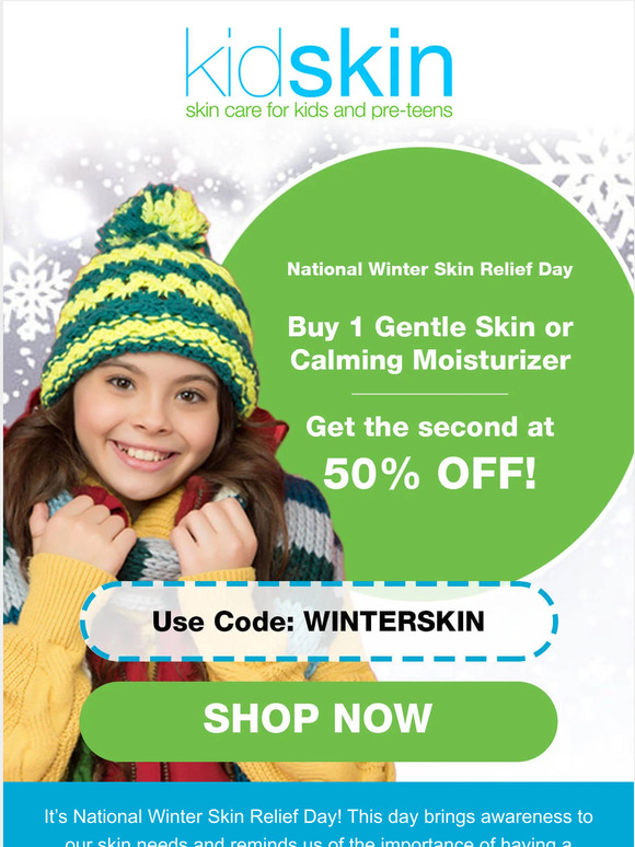 [FLASH SALE] National Winter Skin Relief Day