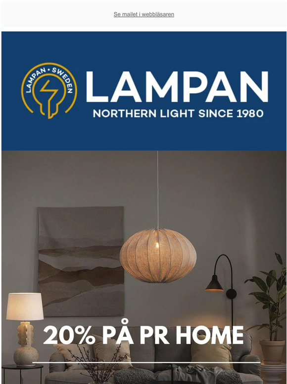 20% PÅ PR HOME!💡