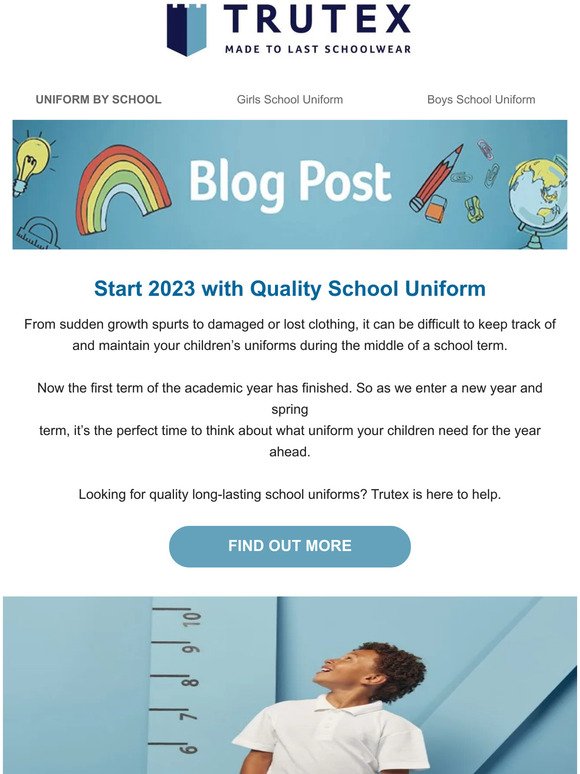 Start 2023 with Quality School Uniform