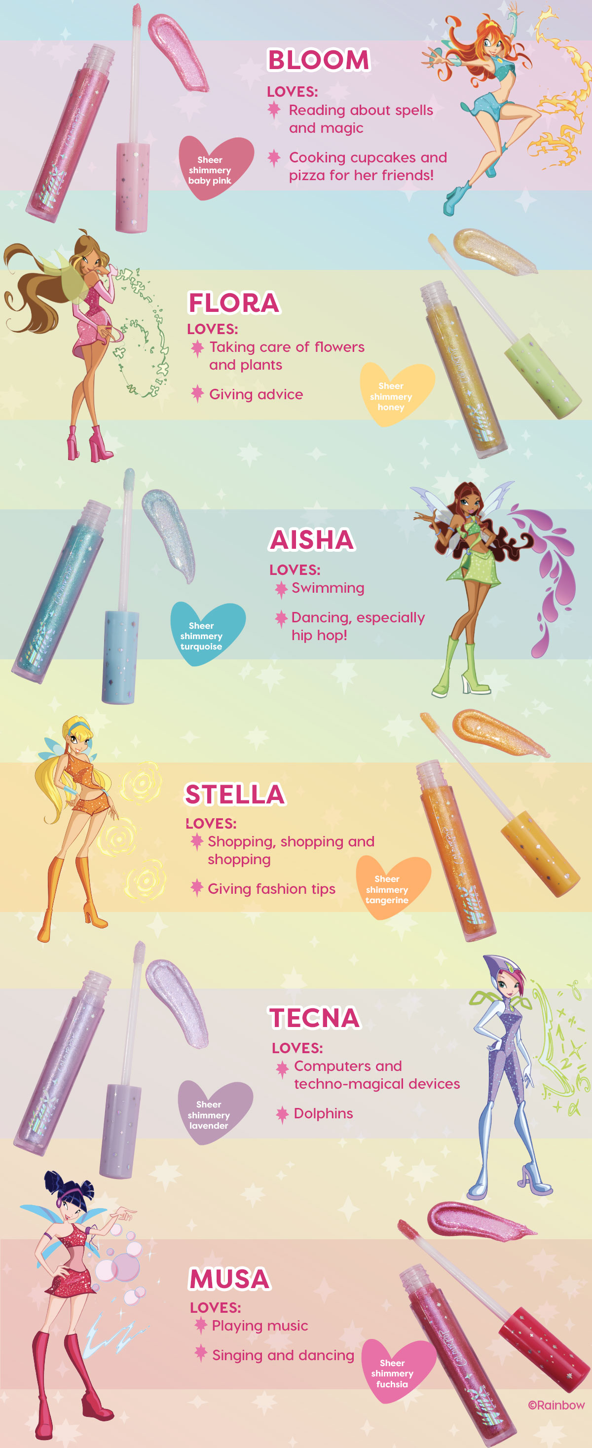 ColourPop Swipe on our Winx Club Ultra Glossy Lip! 💋 Milled