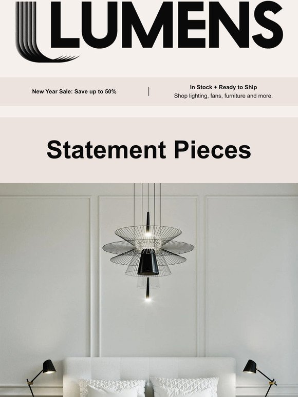 Conversation starters: Statement pieces for the modern home.