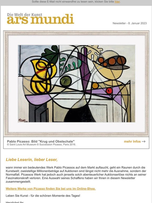 Pablo Picasso - Genie des 20. Jahrhunderts
