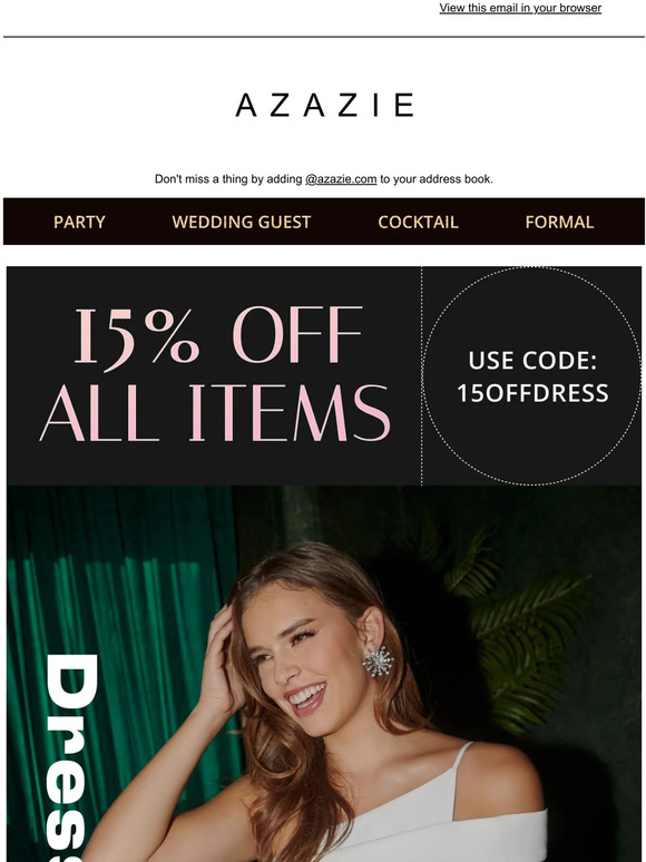 EXTRA 15% OFF...your fav styles are (almost) gone  ️