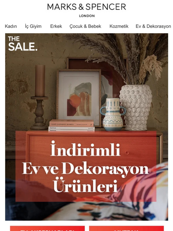 Bu Pazar, M&S Home ile Evdeyiz! İndirimli Ev ve Dekorasyon Ürünlerini Keşfedin!