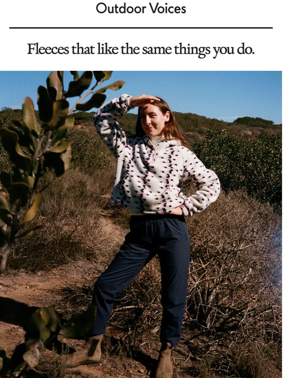 Outdoor Voices Email Newsletters Shop Sales, Discounts, and Coupon Codes