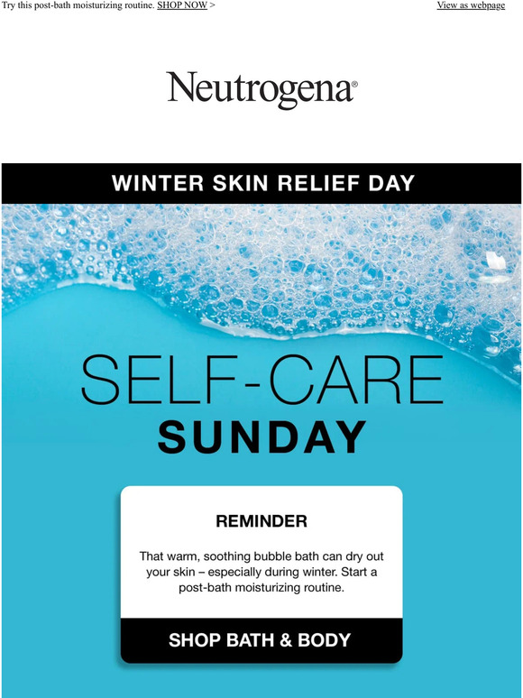 Neutrogena Did you know baths can dry out your skin? 🛀 Milled