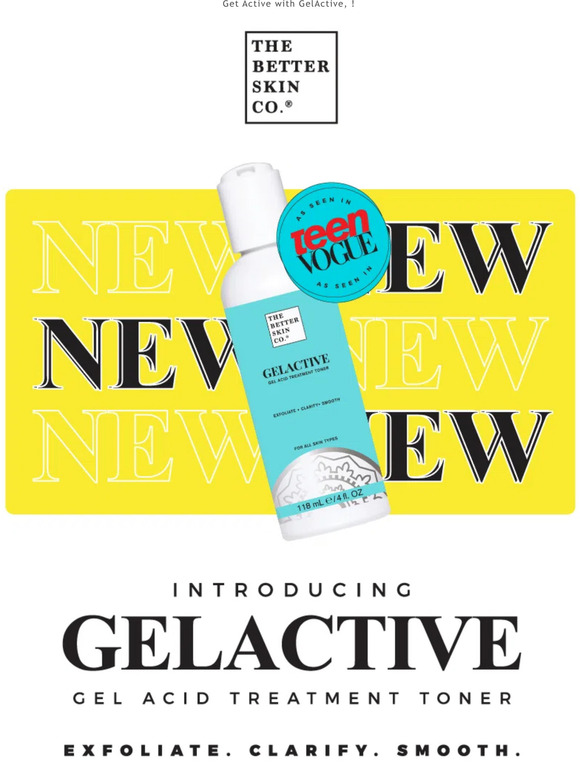 Introducing GelActive - Gel Acid Treatment Toner