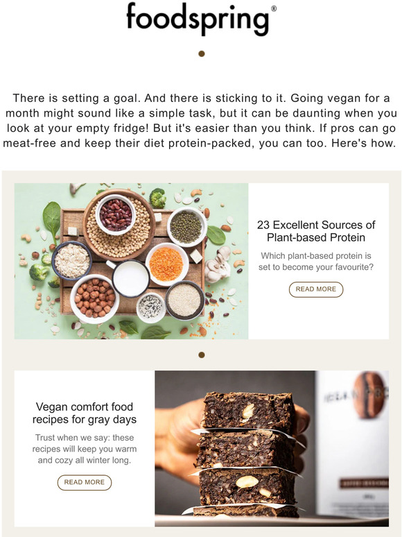 For all of you trying the veganuary challenge, psst!
