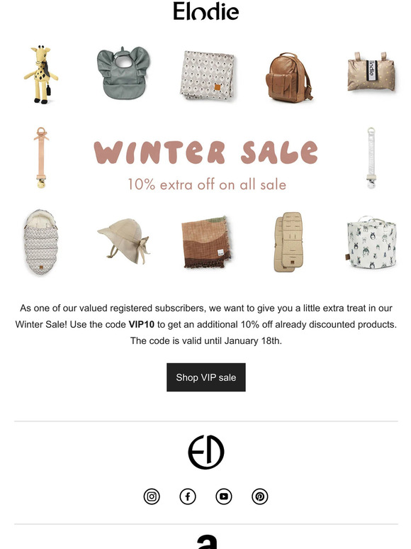 WINTER SALE 💚 VIP extra 10% off!
