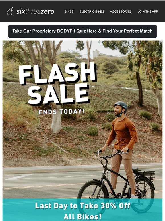 Flash Sale Ends Today