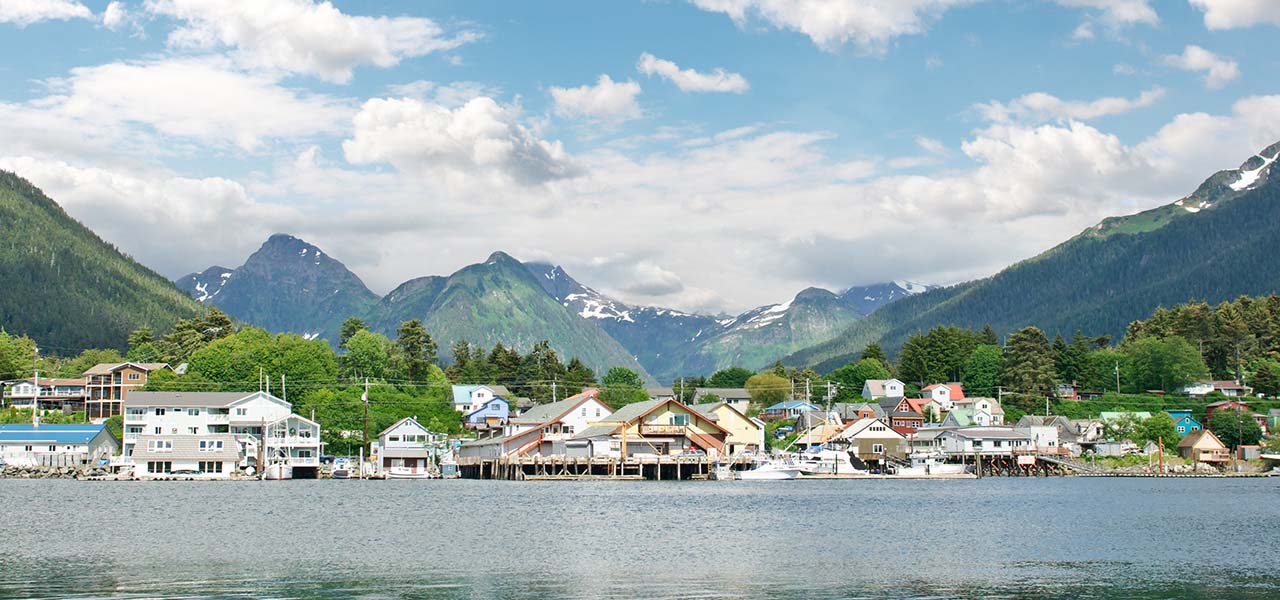 Alaska Bay  in Sitka, Alaska. View 11-day Inside Passage cruise now.