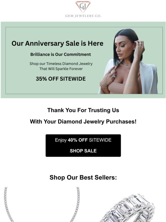 Our Anniversary - Your Savings 💎