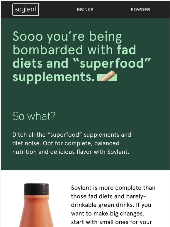 Soylent vs. The Competition