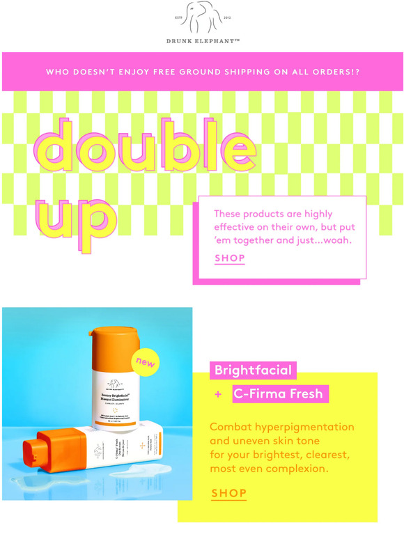 Drunk Elephant Skincare Ready to double your fun? Milled