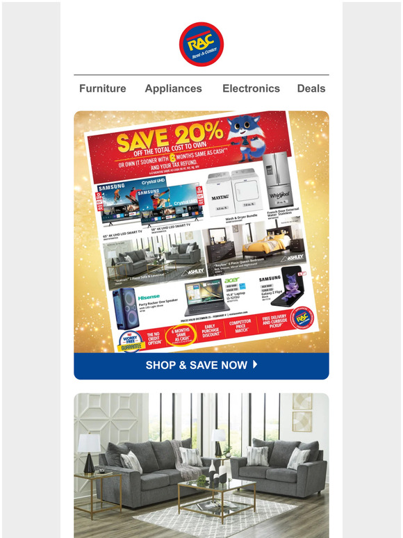 RentACenter Take your 🏠 to a new level with our selection! Milled