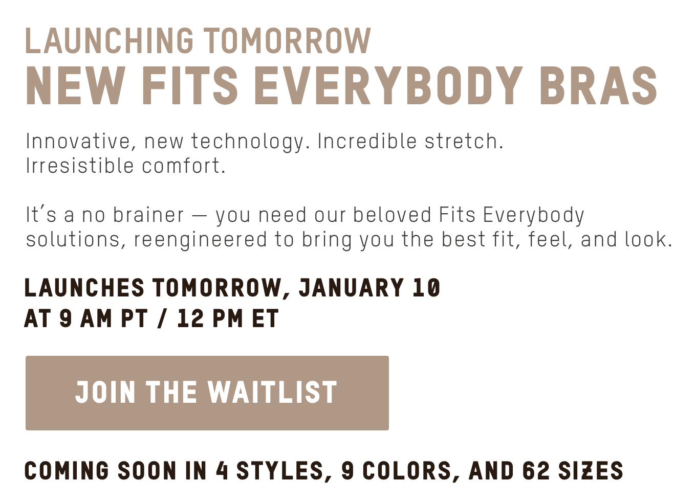 SKIMS Dropping Tomorrow New Fits Everybody Bras Milled