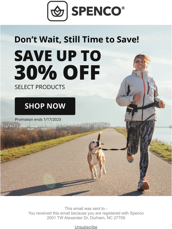 Don't Wait, Still Time to Save!