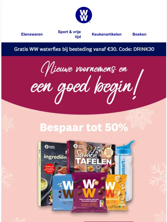 Sale: profiteer van 30% tot 50% korting op ALLE producten