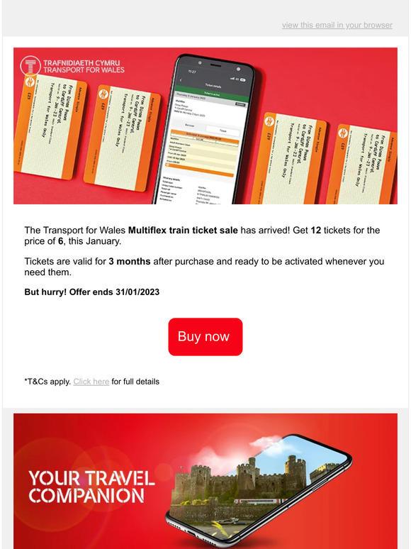 Multiflex train ticket sale now on 🎉