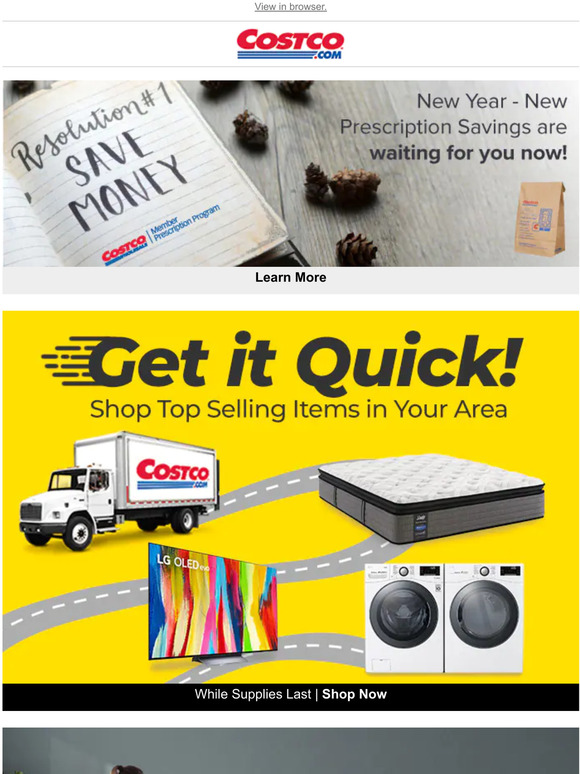 Costco Don't Wait to Update Shop Deals on Appliances, Furniture