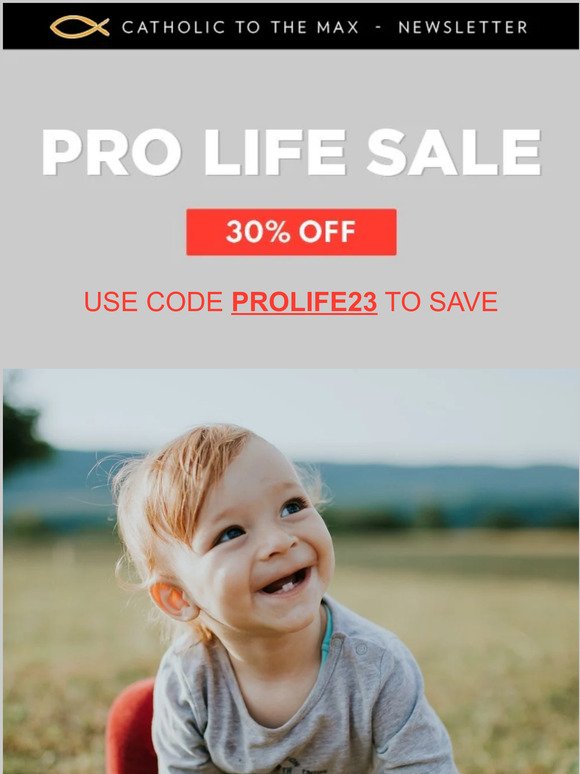 Take 30% off Pro-Life Resources!