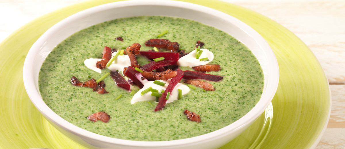 GEFRO: GEFROs Rezept der Woche: Kräuter-Lauch-Cremesuppe mit Speck 🥓und ...