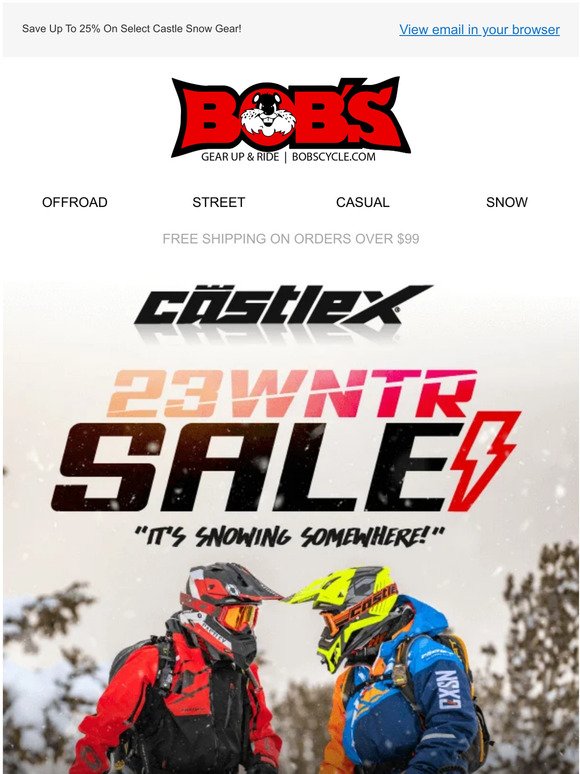 Castle X Winter Sale Starts NOW!