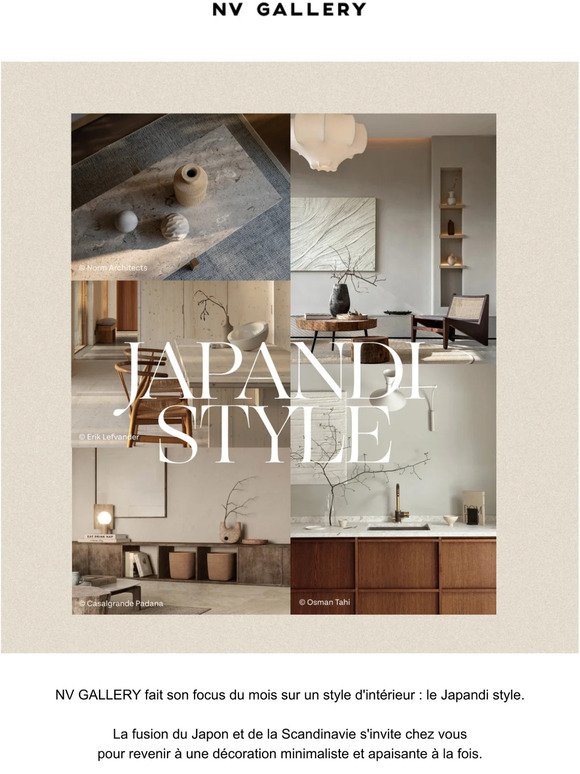 DESIGN NEWS: Japandi Style avec NV GALLERY 🇯🇵🇸🇪