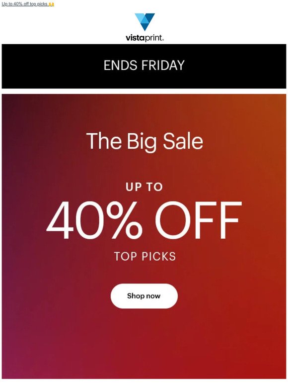 The Big Sale starts in 3…2…