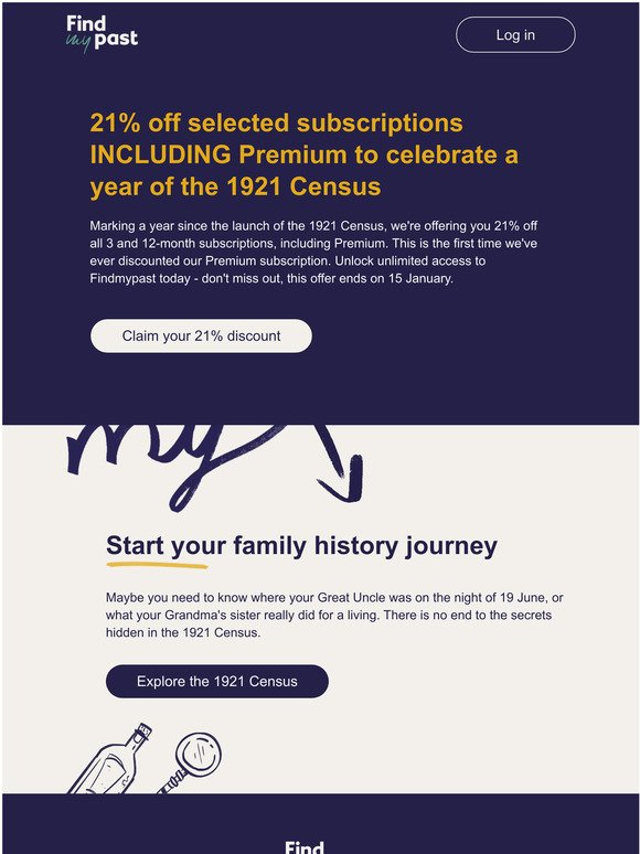 21% discount available on selected subscriptions