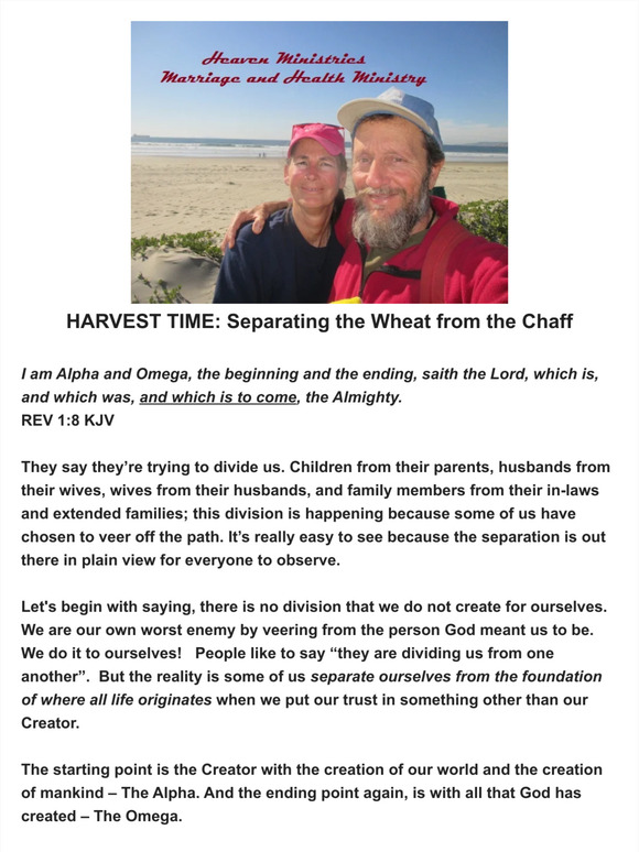 HARVEST TIME: Separating the Wheat from the Chaff
