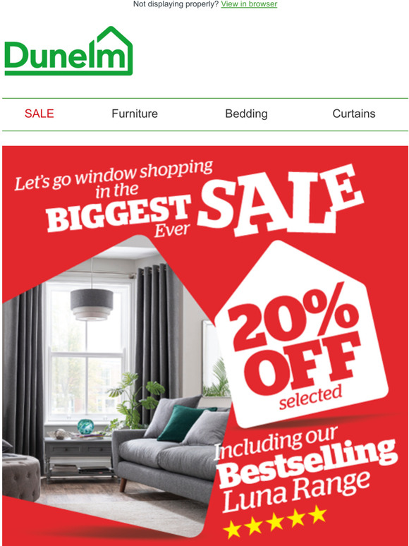 Dunelm Email Newsletters Shop Sales, Discounts, and Coupon Codes