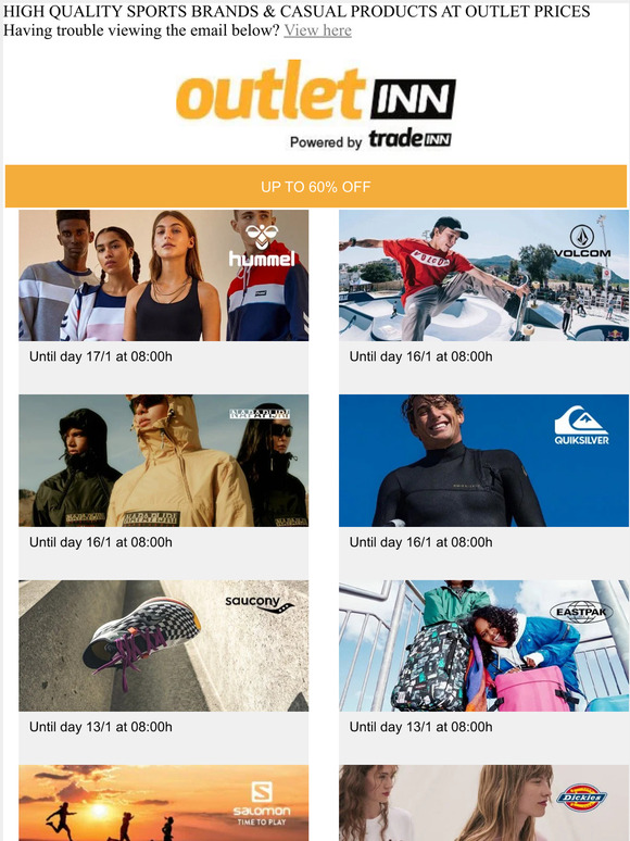 QUIKSILVER, NAPAPIJRI, VOLCOM, HUMMEL