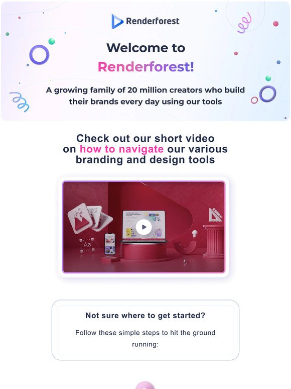 —, Welcome to Renderforest!