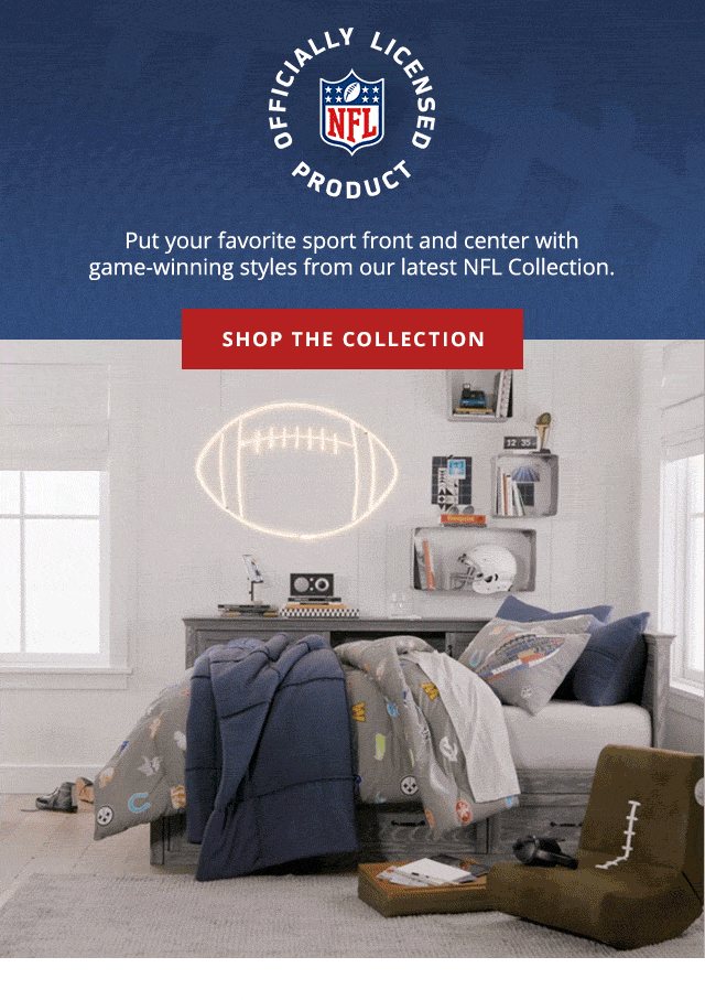 PBteen Go team! Celebrate the playoffs with our NFL Collection Milled
