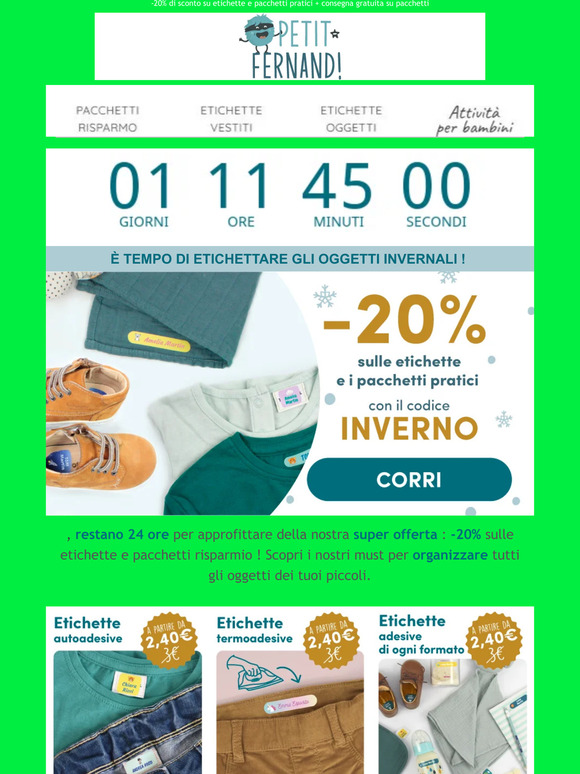 ❄️ OFFERTA GHIACCIATA❄️restano solo 24 ore!