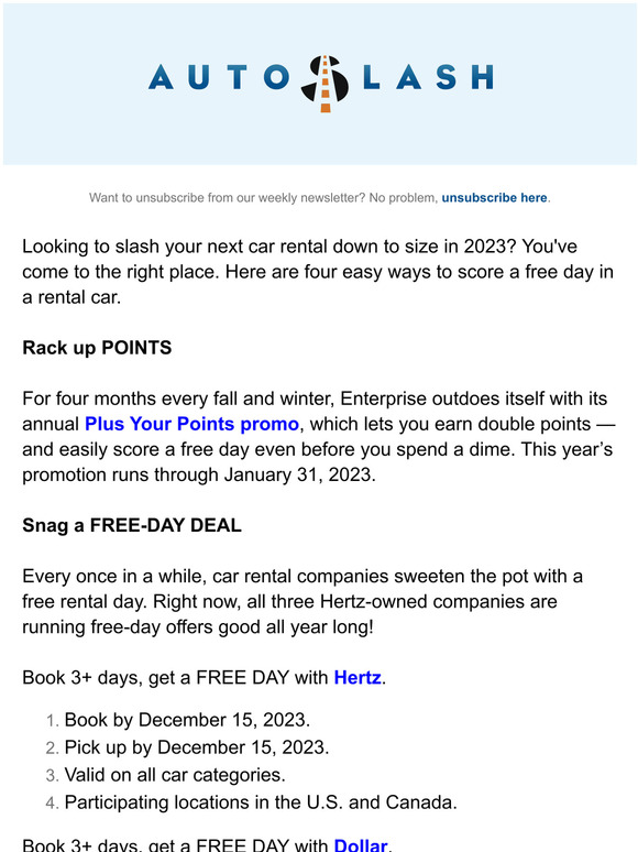 AutoSlash 🔥 How to snag a FREE RENTAL CAR DAY in 2023! 🔥 Milled