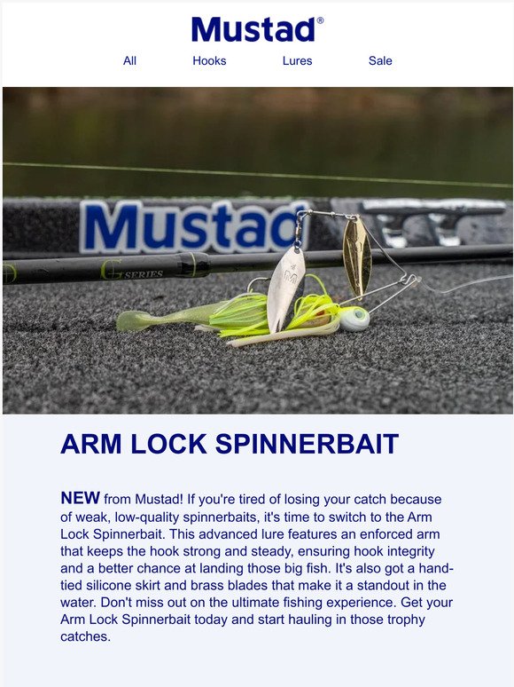 NEW Arm Lock Spinnerbait Now Available!