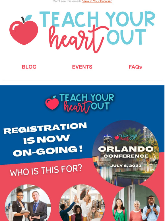 You can now register for our Orlando Conference