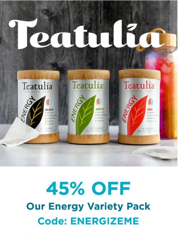 45% Off Energy Tea